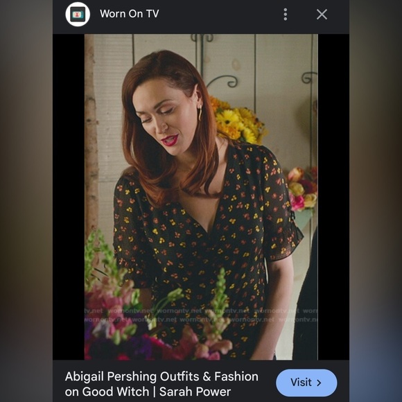 Madewell Silk Daylight Tie-Sleeve Top in Feline Floral - Picture 14 of 15